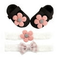 thumbnail image 2 of asdoklhq Baby Shoes,Baby Girls Cute Soft Boots Soft Crib Toddler Boots Kid Shoes with 2PC Headband, 2 of 4