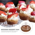 thumbnail image 3 of Cake Display Stand Covered Cake Stand Wooden Cupcake Stand Party Dessert Storage Stand, 3 of 9