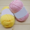 thumbnail image 6 of Farfi 50g Super Soft Bamboo Cotton Baby Breathable Hand Knitting Crochet Woolen Yarn (Style 23), 6 of 13