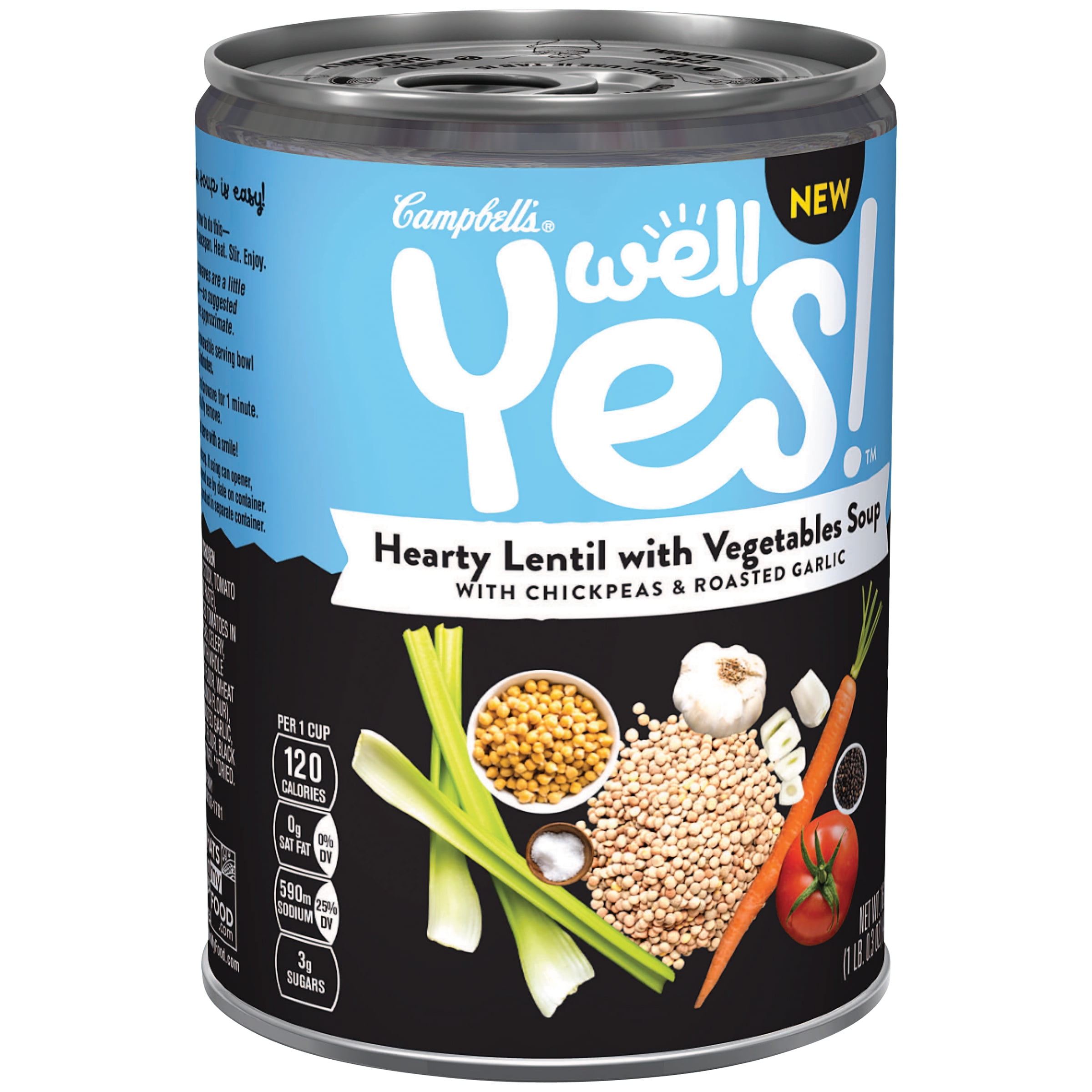 Campbell's Well Yes! Hearty Lentil with Vegetables Soup, 16.3 oz by Campbell Soup Company