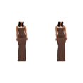 thumbnail image 4 of Vestido Largo ajustado Minnieouse de Tirantes finos Sin mangas multicolor, 4 of 6