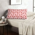 thumbnail image 6 of Naloa flowers and ladybugs Pillowcase, Cool Pillowcase, Lightweight, Breathable, Skin Friendly Pillowcase, Hidden Zipper (No pillow core)-16"x24", 6 of 6