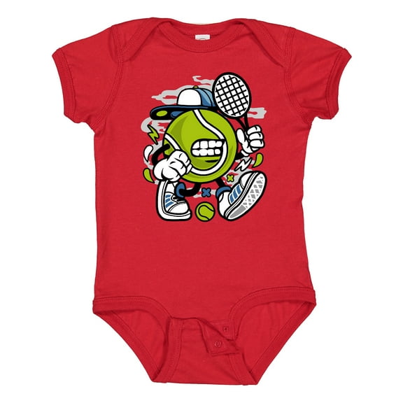 Inktastic Tennis Ball Boys or Girls Baby Bodysuit
