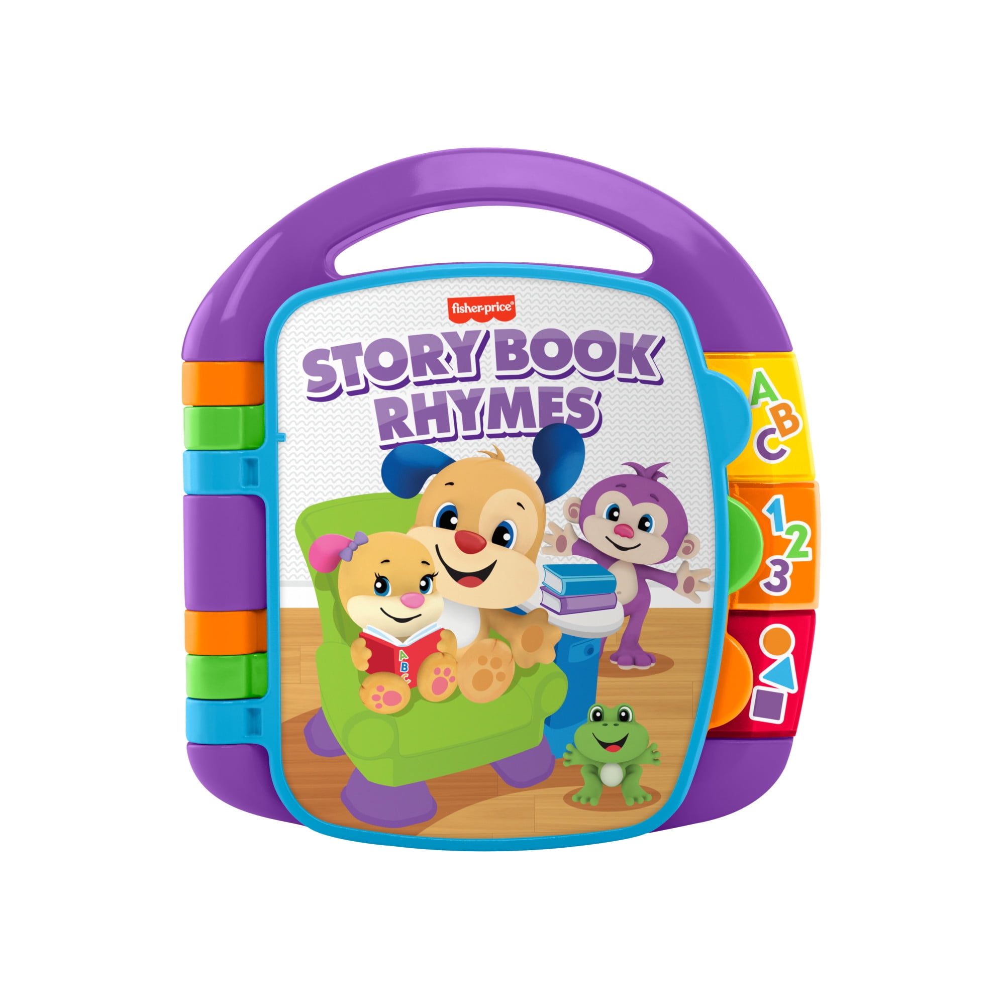 Fisher-Price Laugh & Learn Storybook Rhymes Musical Electronic Learning Toy for Baby & Toddler