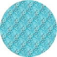 thumbnail image 1 of Ahgly Tapis d'Intérieur Lavable en Machine Carré Transitionnel Turquoise Foncé Vert, 3 Pieds Carré, 1 of 7