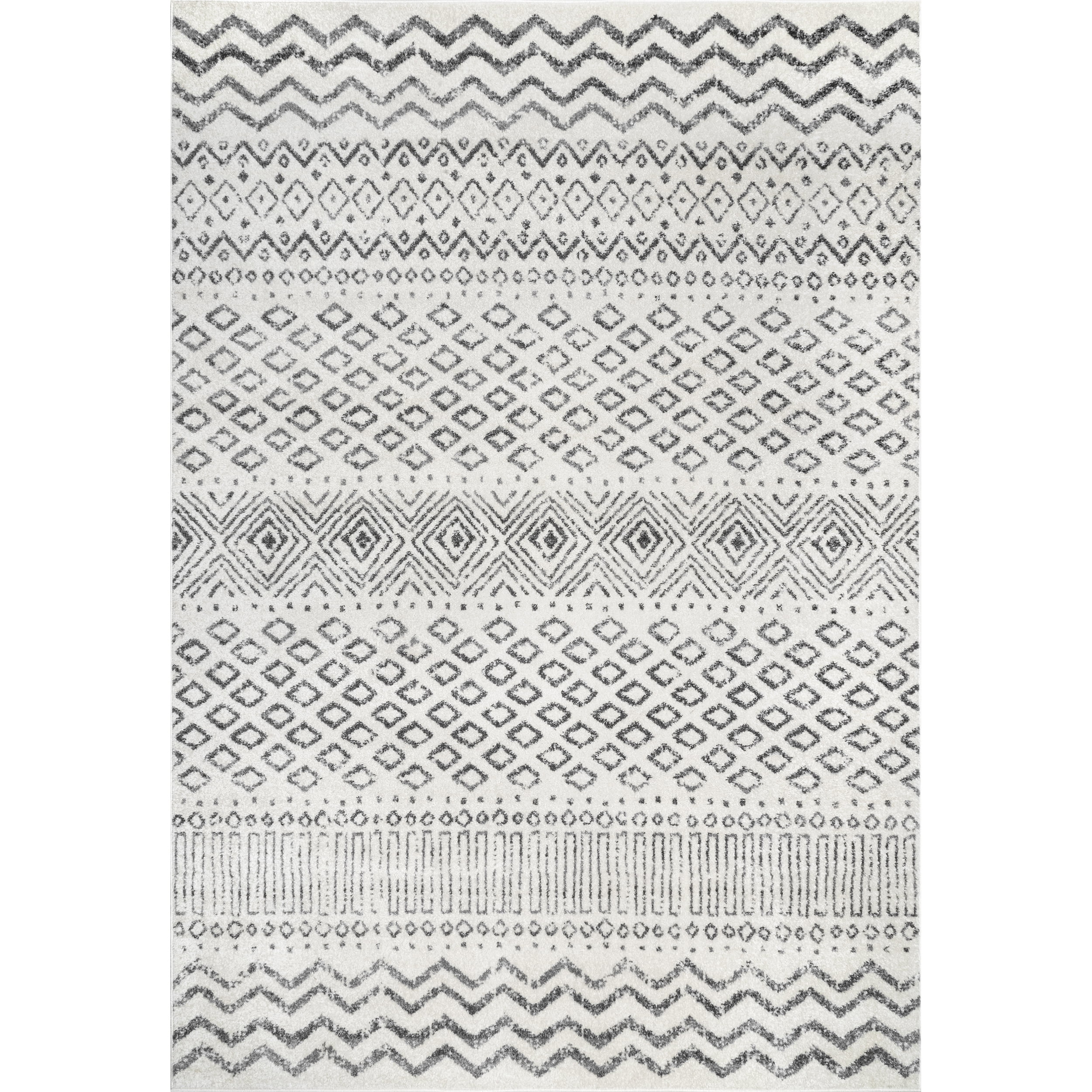 nuLOOM Gem Geometric Stripes Area Rug