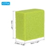 thumbnail image 2 of Uxcell 5x5x2.5cm Pickleball Paddle Eraser, Square Rubber Pickleball Racket Dust Remover,Green 2 Pcs, 2 of 6