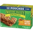 thumbnail image 3 of Nature Valley Crunchy Granola Bars, Peanut Butter, 24 Bars, 17.88 OZ (12 Pouches), 3 of 9