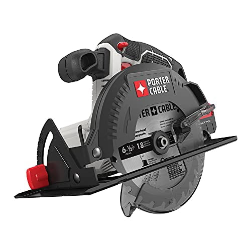 PORTER CABLE 20V MAX Lithium-Ion 6.5-Inch Cordless Circular Saw (Bare Tool / Battery Sold Separately), PCC660B