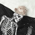 thumbnail image 2 of Yiaed Vintage Black white Plant skull Print Dog Blankets-Cat Blanket Washable for Couch Protection,Puppy Blanket, Soft Plush Reversible Throw Furniture Protector-Large, 2 of 8