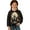 Black Cat Bat Moon Halloween, variant on Koala Butterfly Roses Pink Pattern Girls Long Sleeve Shirt Kids Crewneck T-Shirts Trendy 3D Graphic Tie-hem Cute Tees for Fall Winter, Size 7-8