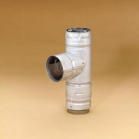 3" Pellet Vent Pro Clean Out Cap, Stainless