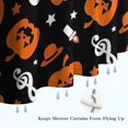 thumbnail image 6 of Musical Halloween Icons Pattern Shower Curtain 36"x72" ,Bathroom Decorative Shower Curtains Set with 12 Hooks,Modern Waterproof Washable Shower Curtain, 6 of 6