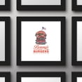 thumbnail image 2 of Gallery Pops Netflix Stranger Things: Season 2 - Benny's Burgers Logo Wall Art, Black Framed Version, 12" x 12", 2 of 5