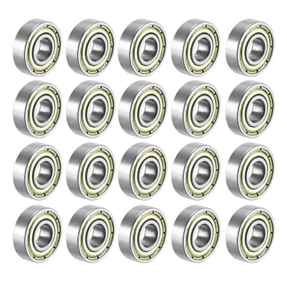 Deep Groove Ball Bearing 695Z Double Shield, 5mm x 13mm x 4mm Carbon Steel 20Pcs