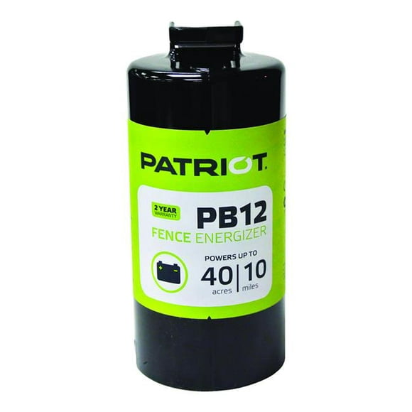 Patriot 820947 0.12 Joule PB12 Énergiseur de Batterie - Noir