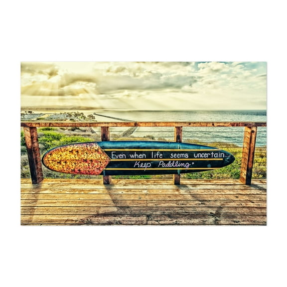 Keep Paddling, Dana Point - Dana Point California Photography Unframed Wall Art Print 5 x 7 inches