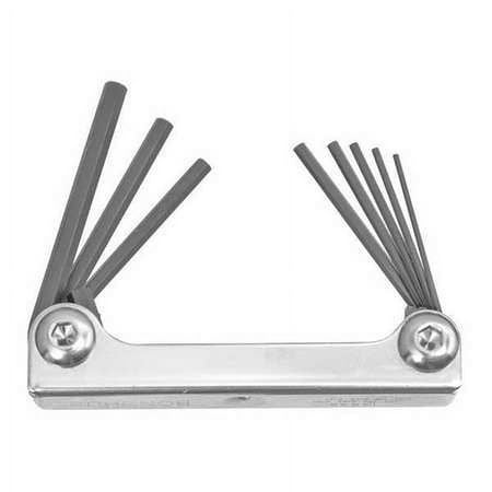 UPC: 0037231145903 | BONDHUS 14590 Set 8 Hex Metal Handle Fold-Up Tools G3610680