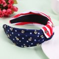 thumbnail image 3 of 4th of July American Flag Headband Patriotic Knotted Hair Hoop Suitable For Independent Day, 3 of 5