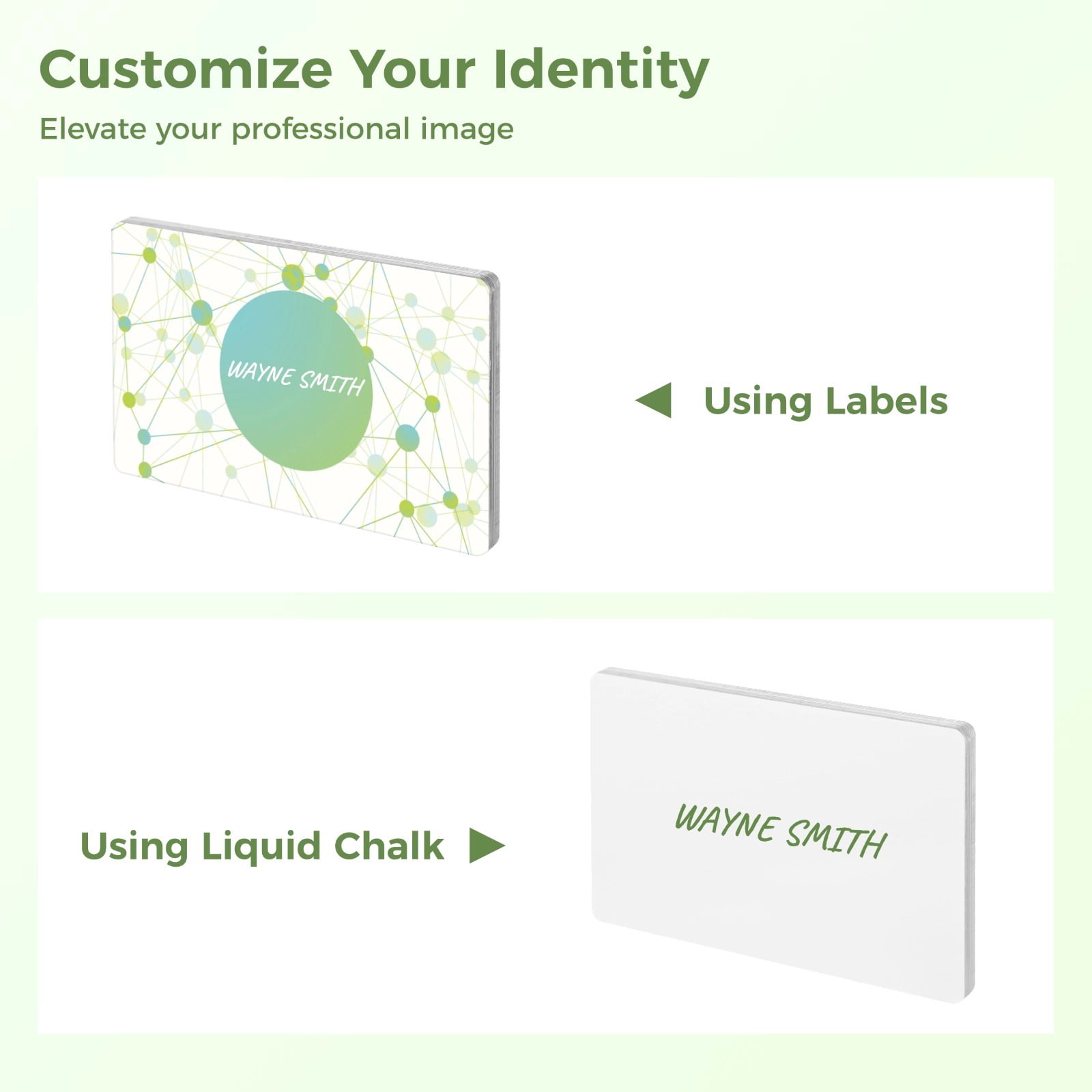 Magnetic Fasteners & Hot-Sublimation 50-Pack Blank Metal Name Tags, Printable Name Badges for Shirts, Jackets
