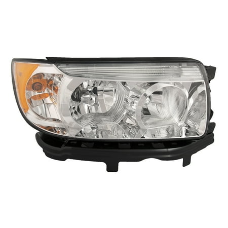 Subaru Forester Headlight Replacement 2006-2008 Subaru Forester 2007-2008 Forester w/o Sports Package New Passenger Side Headlight Right Headlamp Assembly SU2503119 ()