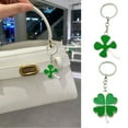 thumbnail image 6 of YIEMEEN Elegant Charm Four Leaf Clovers Keychain for Holiday or Anniversary Gifts, 6 of 15