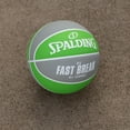 thumbnail image 7 of Spalding Fast Break All Surface Green/Silver Basketball - Size 5, 27.5", 7 of 7