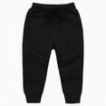 thumbnail image 2 of Hessimy Children Toddler Quick Dry Pull On Jogger Pants Baby Boy Pants Cargo Pants For Men Stretch Baby Boy Pants (Black,4-5 Years), 2 of 6