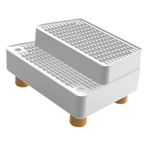 Litter Box Ramp Cat Litter Stair Ramp Footboard Waterproof Easy Clean Non Slip Bottom for Small Elderly Cats