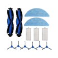 thumbnail image 1 of Cepillo lateral de rodillo principal, paño de trapo y cepillo de limpieza para aspiradora robot 2290, repuestos azules, 1 of 5