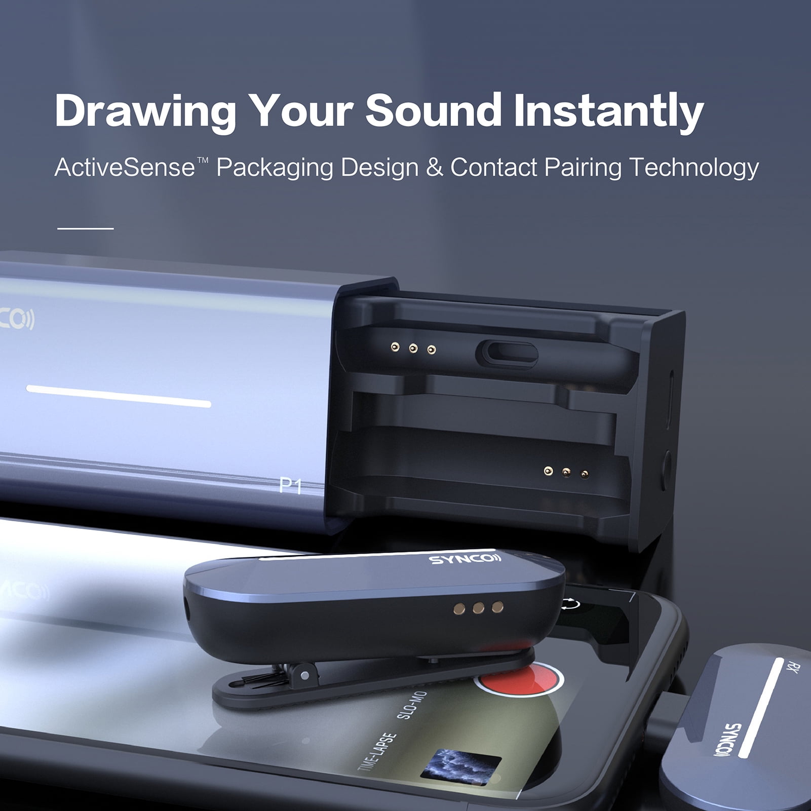 Microphones,With Clip-on Type-c P1st Built-in Battery Compatible Type-c Tablet Laptop Receiver 150m Built-in Battery P1t 150m With Dsfen