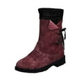 thumbnail image 5 of Npasoilc Snow Boots for Women,Winter Boots Mid-Calf,Fluff Boots with Fleece,and Fur-Lined Casual Boots, 5 of 6