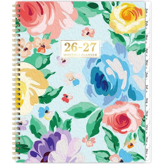 Planner 2026-2027 - Monthly Planner 26-27, JUL 2026 to DEC 2027, 9''X11'', 18 Months Planner 2026-2027, Monthly Tabs, Notes Pages, Pocket