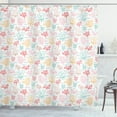 thumbnail image 1 of Ambesonne Under the Sea Shower Curtain, Pastel Tones Sea Life, 69"Wx70"L, White and Multicolor, 1 of 3