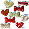 thumbnail image 2 of Mirage Pet Products Cutesy Christmas Trees 6 Inch Heart Dog Toy, 2 of 11