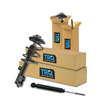TRQ Front and Rear Complete Strut Assembly & Shock Absorber Kit Complete Strut & Coil Spring Assembly Fits Select 2003-2007 Nissan Murano