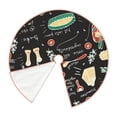 thumbnail image 3 of Bingfone Christmas Tree Skirt Mat Christmas Decoration Interior 48"-Vegetable Quiche, 3 of 8