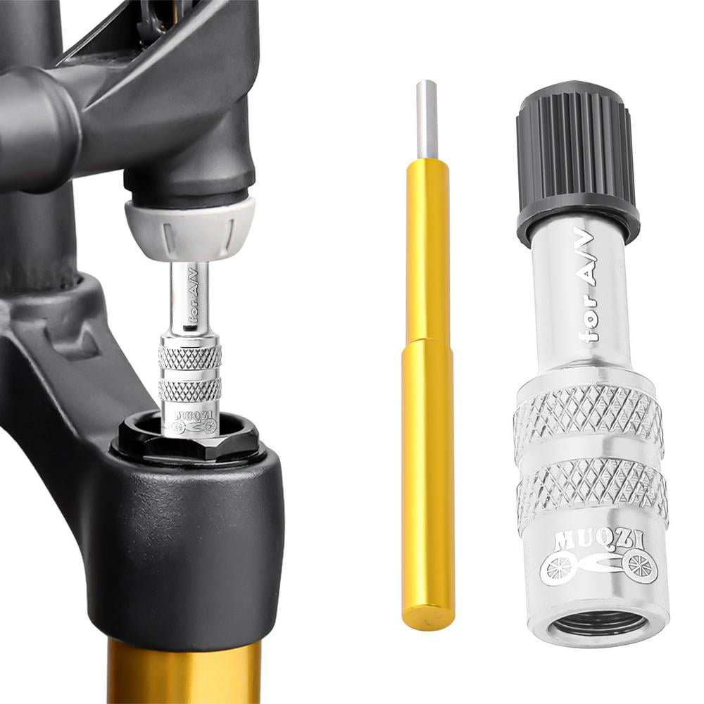 Fovolat Air Fork Inflatable Valve Adapter Presta Valve Adapter for Air
