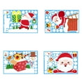 thumbnail image 1 of Xihbxyly Pegatinas Electrostáticas Navideñas con Diseño de Copos de Nieve y Papá Noel. No Necesitan Pegamento, Son Extraíbles, Aptas para Vidrio, Ventanas y Refrigeradores. Aptas para Todo Tipo de Su, 1 of 1