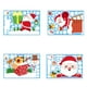 thumbnail image 1 of Xihbxyly Pegatinas Electrostáticas Navideñas con Diseño de Copos de Nieve y Papá Noel. No Necesitan Pegamento, Son Extraíbles, Aptas para Vidrio, Ventanas y Refrigeradores. Aptas para Todo Tipo de Su, 1 of 1