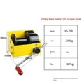 thumbnail image 2 of Self-locking Hand Winch Turbo Worm Winch With Brake Heavy Hand Winch Tractor Small Hoist, 2 of 5