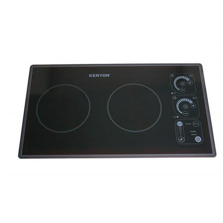 Black Electric Induction Cooktop 240v silken portrait electric induction cooktop with 2 burner 44 black walmart com