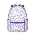 thumbnail image 1 of Botanical Flower Pattern Students Backpack Fashion School Backpack with Rustic Aesthetic, Adjustable Strap, Lightweight and Wear-Resistant for Student & Student, 1 of 6