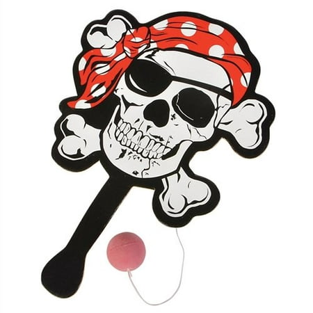 Pirate Paddle Ball - 12 per pack By SmallToys
