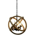thumbnail image 2 of 16" Hanging Chandelier - Battery Operated + Remote, 2 of 2