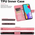 thumbnail image 4 of Samsung Galaxy A52 Wallet Case for Women,3D Butterfly Slim Flip PU Leather Phone Case Magnetic Closure for Credit Card Slots Holder Cover for Samsung Galaxy A52s/A52 HZD Rhinestone Pink, 4 of 8