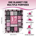 thumbnail image 5 of 17 Year Old Girl Gift Ideas, 17 Year Old Girl Gifts, Gifts for 17 Year Old Girl, 17th Birthday Gifts for Girls, 17th Birthday Decorations for Girls Blanket 40"X50", 5 of 6