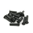 thumbnail image 3 of 20 Piece Black Carbon Steel Dome Head Half Hollow Shank Rivets M6x12mm, 3 of 5