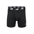 thumbnail image 2 of Calzoncillos tipo bóxer New Balance Big and Tall para hombre, paquete de 3, color negro, 2 of 3