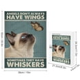 thumbnail image 2 of Siamese Cat 500 Piece Jigsaw Puzzle for Adults Cats Funny Kitten With Butterfly Puzzles for Adults Difficult Puzzles Size 20.5" x 15.0", 2 of 8